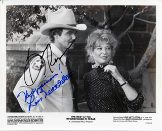 The Best Little Whorehouse In Texas autograph