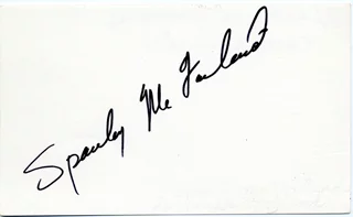 Spanky McFarland autograph