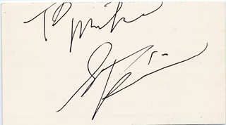 Sam Kinison autograph