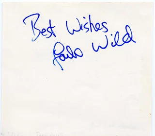 Jack Wild autograph