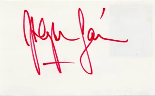 Zsa Zsa Gabor autograph