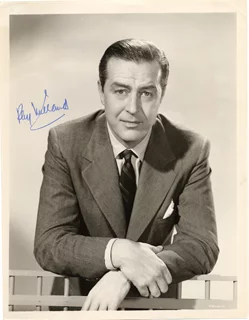 Ray Milland autograph