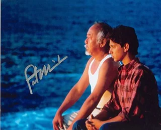 Pat Morita autograph