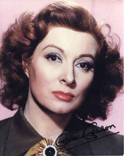 Greer Garson autograph