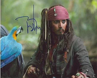 Johnny Depp autograph
