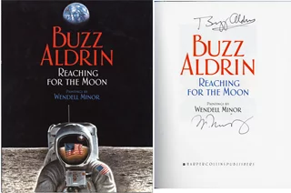 Buzz Aldrin autograph