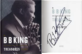B.B. King autograph