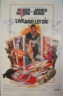 Live and Let Die autograph