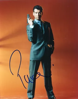 Pierce Brosnan autograph