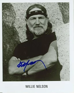 Willie Nelson autograph
