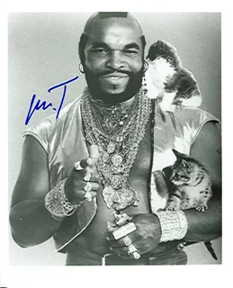 Mr. T autograph