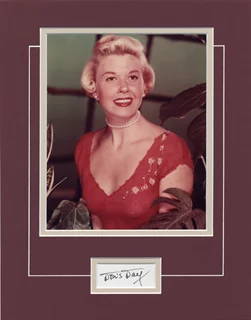 Doris Day autograph
