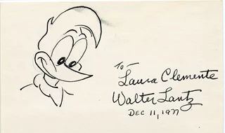 Walter Lantz autograph
