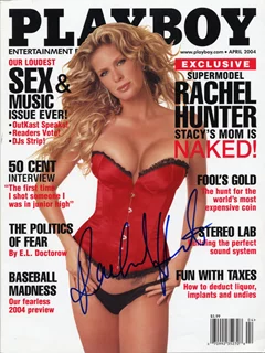 Rachel Hunter autograph