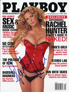 Rachel Hunter autograph