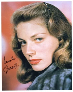 Lauren Bacall autograph