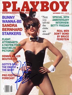 Sandra Bernhard autograph
