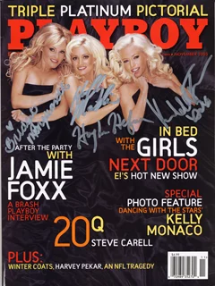 Playboy's Girls Next Door autograph