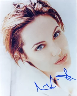 Angelina Jolie autograph