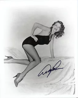 Abbe Lane autograph