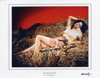 Jane Russell autograph