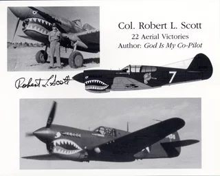 Robert L. Scott autograph