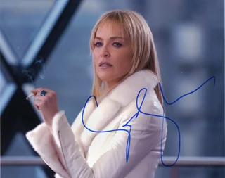 Sharon Stone autograph