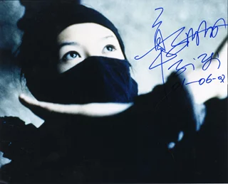 Ziyi Zhang autograph