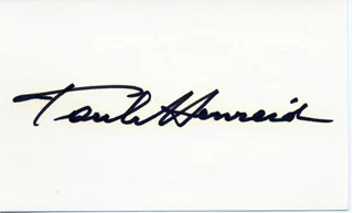 Paul Henreid autograph