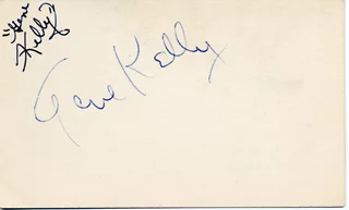 Gene Kelly autograph