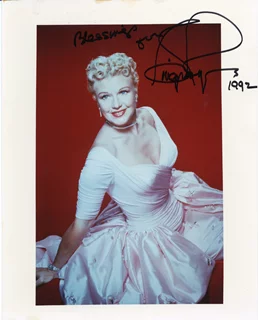 Ginger Rogers autograph