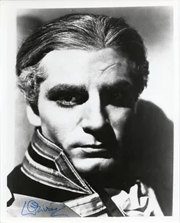 Laurence Olivier autograph
