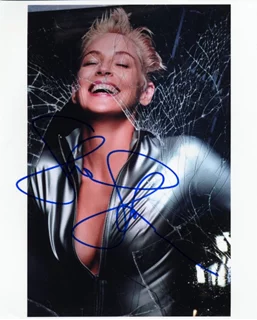 Sharon Stone autograph