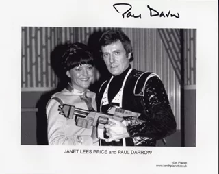 Paul Darrow autograph