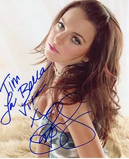 Lindsay Lohan autograph