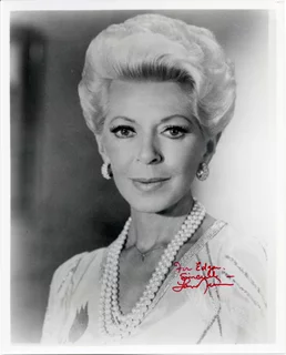 Lana Turner autograph