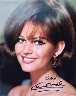 Claudia Cardinale autograph