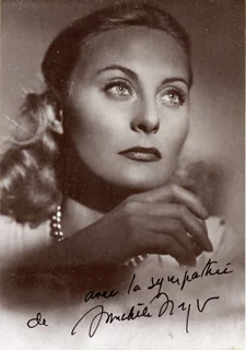 Michele Morgan autograph