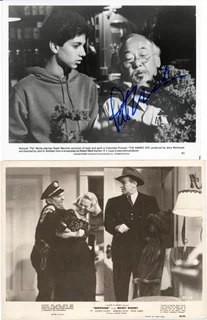 Pat Morita & Dick Lane autograph