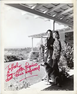 Ida Lupino autograph