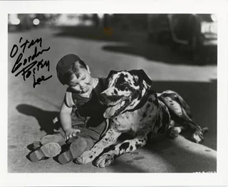 Gordon 'Porky' Lee autograph
