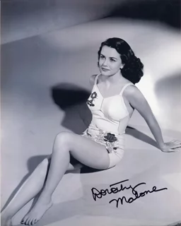 Dorothy Malone autograph