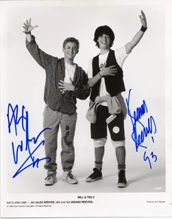 Bill & Ted 2 autograph