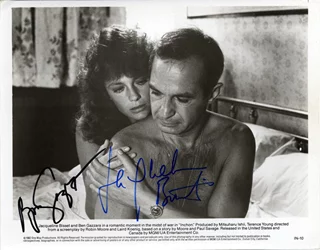 Jacqueline Bisset & Ben Gazzara autograph