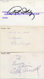 Country Singers Signature Lot autograph