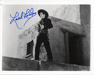 Lash LaRue autograph
