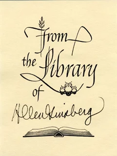 Allen Ginsberg autograph