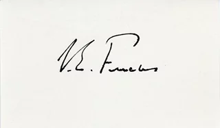 Sir Vivian Ernest Fuchs autograph