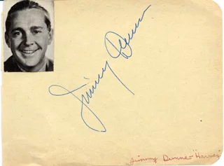 James Dunn autograph