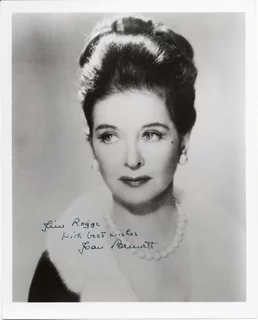 Joan Bennett autograph